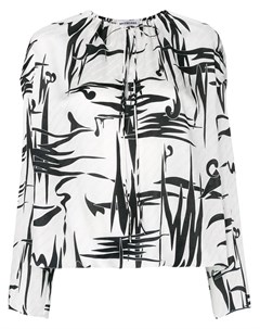 Блузка с графическим принтом Balenciaga