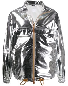 Куртка на молнии с эффектом металлик Burberry