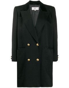Двубортное пальто 1980 х годов Valentino pre-owned