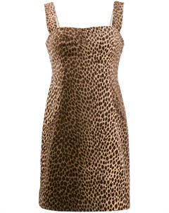 Платье 1990 х годов с леопардовым принтом Dolce & gabbana pre-owned