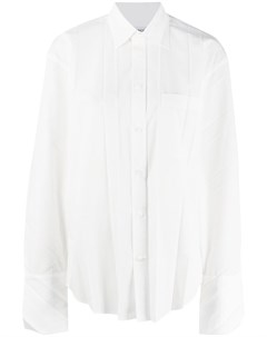 Плиссированная рубашка Balenciaga