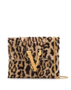 Клатч Virtus с леопардовым принтом Versace