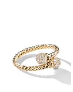 Кольцо Solari Bypass из желтого золота с бриллиантами David yurman