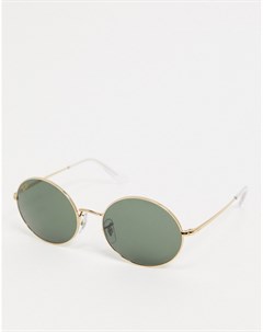 Золотистые овальные солнцезащитные очки ORB1970 Ray-ban®
