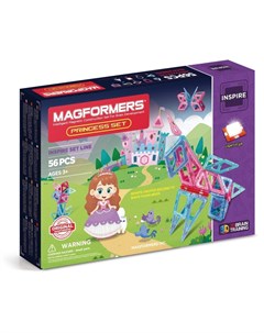 Магнитный конструктор 704003 63134 Princess Set Magformers