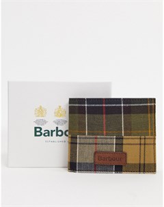 Бумажник в шотландскую клетку Barbour