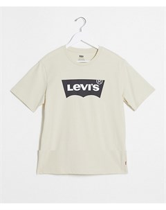 Светло бежевая футболка с логотипом Levi's®