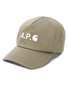 Саржевая кепка с логотипом A.p.c.