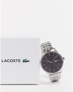 Серебристые часы браслет 2011073 Lacoste