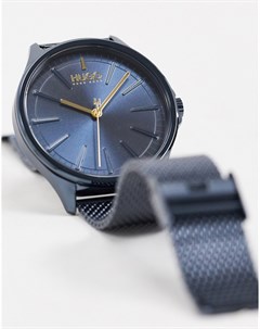 Часы с темно синим сетчатым браслетом 1530136 Hugo