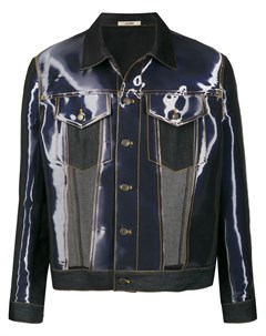 Джинсовая куртка с абстрактным принтом Zilver