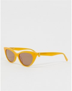Оранжевые солнцезащитные очки кошачий глаз Hot futures