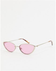 Серебристые солнцезащитные очки кошачий глаз Hot futures