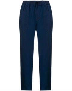 Укороченные брюки прямого кроя Blue blue japan