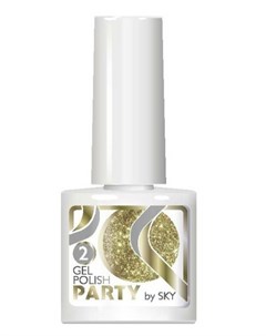 02 гель лак для ногтей Gel Polish PARTY 6 мл Sky