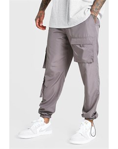 Нейлоновые брюки карго с несколькими карманами Boohoo