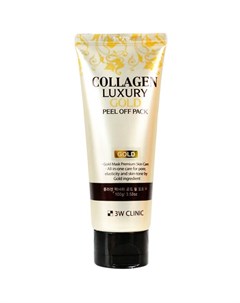 Collagen Luxury Goldpeel off pack Маска пленка для лица 100 г 3w clinic