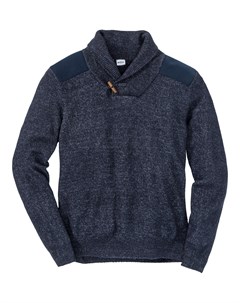 Пуловер Regular Fit с шалевым воротом Bonprix