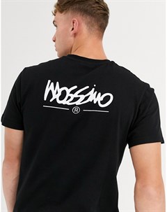Черная футболка с логотипом Classic Mossimo