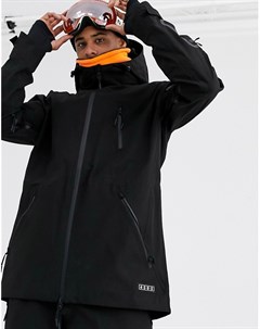 Черная лыжная куртка с капюшоном Asos 4505
