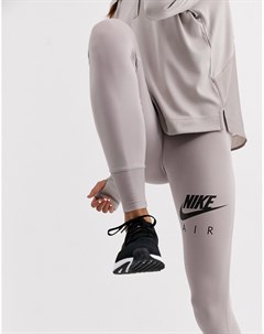 Серые леггинсы для бега Nike Air Nike running