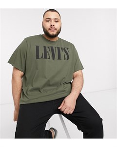 Оливковая футболка с логотипом Big Tall Levi's®