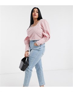Выбеленные джинсы в винтажном стиле Simply be
