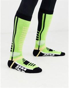 Неоново зеленые лыжные носки Asos 4505