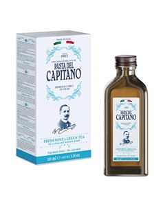 Концентрированный ополаскиватель Fresh Mint Green Tea 100 мл Pasta del capitano