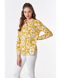 Блуза рубашка с желтым принтом Victoria filippova