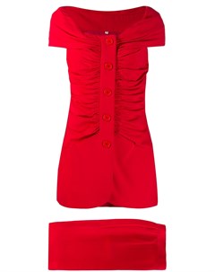 Комплект из юбки и блузки со сборками Gianfranco ferre pre-owned