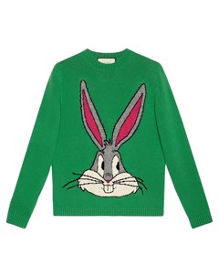Трикотажный свитер Bugs Bunny Gucci