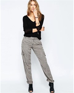 Серые брюки в стиле милитари Blank NYC For Sure Blank nyc