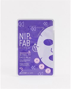 Листовая маска для лица с ретинолом Nip+fab