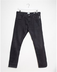 Черные джинсы узкого кроя Esprit
