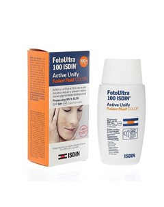 Флюид тональный для лица FotoUltra 100 Active Unify Fusion Fluid COLO SPF 50 50мл Isdin