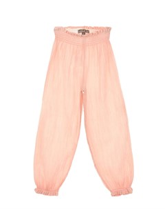 Розовые брюки из жатого хлопка Emile et ida