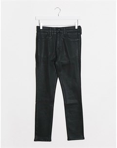 Черные джинсы скинни с покрытием Abercrombie & fitch
