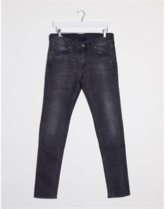 Серые узкие джинсы с классической талией Kings of indigo
