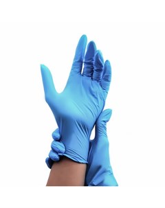 TNL Перчатки нитриловые голубые размер S 100 шт Tnl professional