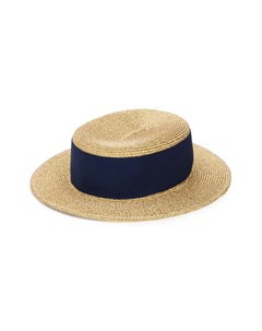 Двухцветная плетеная шляпа Piccola ludo