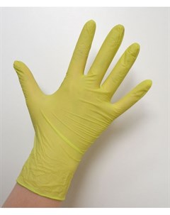 Перчатки нитриловые зеленые лайм L Safe Care 100 шт Safe&care