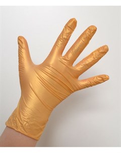 Перчатки нитриловые золотистые L Safe Care 100 шт Safe&care