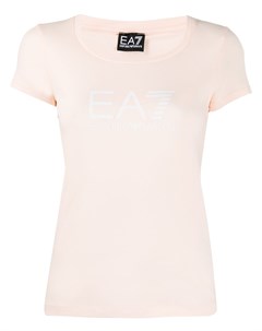 Приталенная футболка с логотипом Ea7 emporio armani
