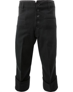 Укороченные брюки с подвернутыми манжетами Christopher nemeth