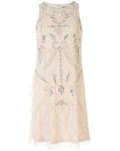Платье мини с вышивкой пайетками Aidan mattox