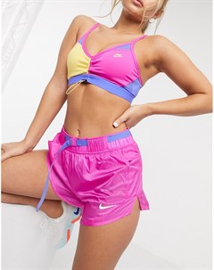Розовые шорты с поясом Nike running