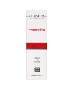 Comodex Cover Shield Cream SPF20 Защитный крем с тоном 30мл Christina