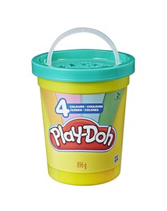 Игровой Набор Hasbro Большая банка 4 цвета Зеленая крышка Play-doh