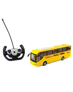 Радиоуправляемая машинка Туристический Автобус 666 698A жёлтый Maya toys